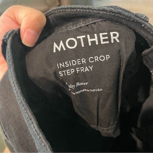 MOTHER
Insider Striped Crop Step-Hem Fray Jeans in Guilty‎ Racer - Picture 10 of 10